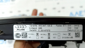 Ansamblu faruri față pentru Audi A6 C8 19-25 cu faruri panoramice, gri, zgârieturi