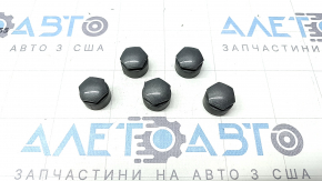 Заглушка колпачок колесного болта 5шт Audi A6 C8 19-25 серая