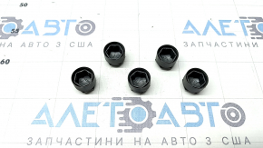 Заглушка колпачок колесного болта 5шт Audi A6 C8 19-25 серая