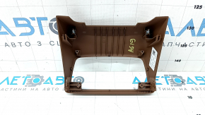 Ornamente consolei centrale superioare spate Audi A6 C8 19-25 maro deschis