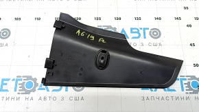 Ornamente console centrale față stânga pentru Audi A6 C8 19-21 negru