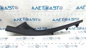 Ornament prag interior spate stânga pentru Audi A6 C8 19-25, negru, zgârieturi