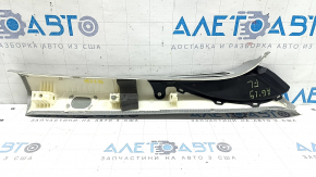 Ornament montan față, stânga sus, Audi A6 C8 19-23, gri, suport rupt