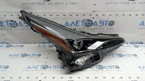 Ansamblu far dreapta față pentru Toyota Prius 50 19-22 LED cu AFS, fără iluminare automată, pentru lustruire