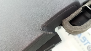 Торпедо передняя панель с AIRBAG Audi A6 C8 19-25 под проекцию, кожа черная, потерта, надрывы, ржавый пиропаторн