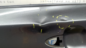 Дверь голая задняя левая Toyota Prius 50 16-20 графит 1G3, вмятины