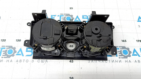 Suporturi pahare consolă centrală Audi A6 C8 19-25, negre, zgârieturi