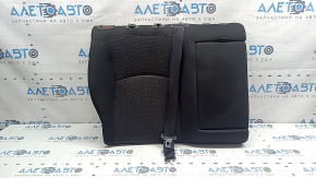 Spătarul scaunelor din spate, al doilea rând, dreapta, Toyota Prius 50 19-22, material textil negru, cu centură, cu cotieră