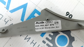 Накладка направляющей шторки левая задняя Audi A6 C8 19-23 серая