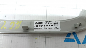 Ornamente pentru perdea dreapta față pentru Audi A6 C8 19-23 gri