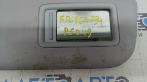 Parasolar dreapta pentru Toyota Prius 50 19-22, gri, fără cârlig, cu strat protector, curățabil chimic