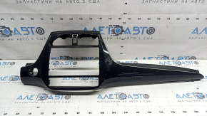 Ornamente centrale bord Toyota Prius 50 19-22, negru lucios, fără deflector și buton, zgârieturi, lipite