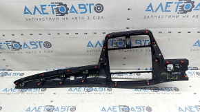 Ornamente centrale bord Toyota Prius 50 19-22, negru lucios, fără deflector și buton, zgârieturi, lipite