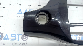 Ornamente centrale bord Toyota Prius 50 19-22, negru lucios, fără deflector și buton, zgârieturi, lipite