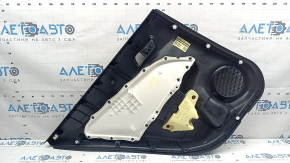 Ornamente ușă spate dreapta Toyota Prius 50 16-22 negru cu inserție din piele neagră