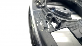 Carcasa oglinzii laterale stânga este goală, Mitsubishi Outlander 22-26, neagră, elementele de fixare sunt rupte.