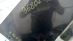Bara spate neaderentă pentru Toyota Prius 50 19-22 cu senzori de parcare și PMA, grafit, zgârieturi, în rășină, în bandă adezivă