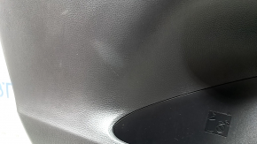 Panou ornamental ușă spate stânga Toyota Venza 21-22 XLE, piele neagră Limited cu cusături gri, garnitură gri închis, cu buton, zgârieturi