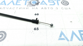 Кронштейн ручки открытия замка капота подкапотного Audi A6 C8 19-20 с тросиками
