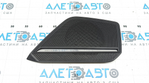 Grilă difuzor ușă, stânga față jos, Audi A6 C8 19-22, neagră, cromată, Bang and Olufsen