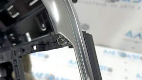 Suport ornament consolă centrală Audi A6 C8 19-25 cu mulaje cromate, cu ornamente, zgârieturi