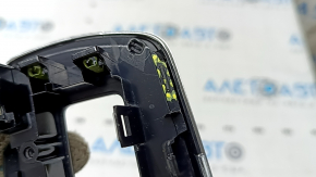 Ornamente laterale stânga față pentru Audi A6 C8 19-24, negru lucios, cromat, elemente de fixare rupte