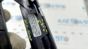 Ornamente laterale stânga față pentru Audi A6 C8 19-24, negru lucios, cromat, elemente de fixare rupte