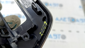 Ornamente laterale stânga față pentru Audi A6 C8 19-24, negru lucios, cromat, elemente de fixare rupte