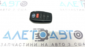 Ключ smart Toyota Venza 21-22 4 кнопки, с жалом, царапины