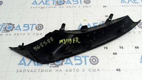 Накладка переднего бампера правая Mazda 3 19-22 4d черный глянец, Japan built, сколы