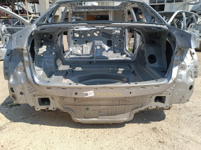 Задняя панель Audi A4 B9 17-25 2 части, на кузове, серебро
