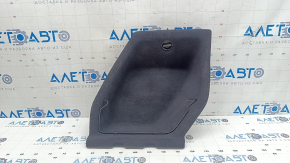 Buzunar decorativ arc stâng pentru Audi Q5 80A 18-20, negru, fără ornamente, fără plasă