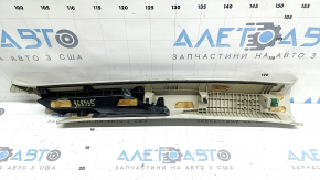 Ornamente montan față stânga sus pentru Mazda 3 19-26, gri, material textil, curățabil chimic
