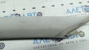 Ornamente montan față stânga sus pentru Mazda 3 19-26, gri, material textil, curățabil chimic