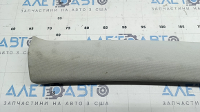 Ornamente montan față stânga sus pentru Mazda 3 19-26, gri, material textil, curățabil chimic
