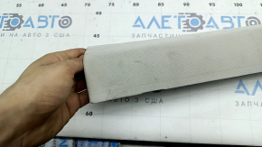 Ornamente montan față stânga sus pentru Mazda 3 19-26, gri, material textil, curățabil chimic