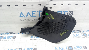Ornament montan dreapta față inferior pentru Mazda 3 19-26, negru, fabricat în Japonia, zgârieturi