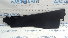 Ornamente negre pentru consola centrală Mazda 3 19-21 4D, partea inferioară stângă, fabricație în Japonia, zgârieturi