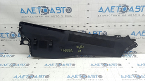 Ornamente negre pentru consola centrală Mazda 3 19-21 4D, partea inferioară stângă, fabricație în Japonia, zgârieturi