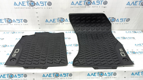 Set covorașe negre din cauciuc pentru Audi Q5 80A 18-24