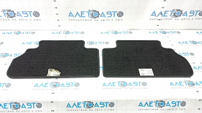 Set covorașe din material textil pentru Audi Q5 80A 18-24 negru, curățabile, topite în spate