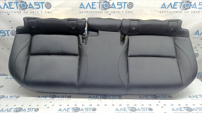 Pernă banchetă spate Mazda 3 19-22 4D, piele neagră, cusături maro