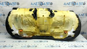 Pernă banchetă spate Mazda 3 19-22 4D, piele neagră, cusături maro