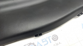 Ornament montan spate stânga inferior pentru Mazda 3 19-22 4d, negru, fabricat în Japonia, zgârieturi