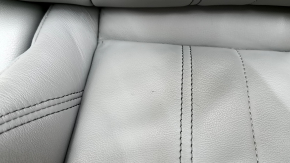 Пассажирское сиденье Audi Q5 80A 21-24 с airbag, электрическое, подогрев, кожа серая, Standard, под чистку, растянута сетка