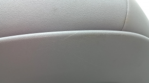 Водительское сиденье Audi Q5 80A 21-24 с airbag, электрическое, подогрев, кожа серая, Standard, потерто, царапины, под чистку
