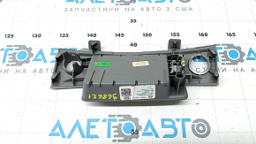 Накладка центральной консоли передняя под кнопку start/stop Audi Q5 80A 18-25 серая, трещина в креплении, царапины