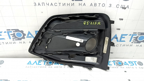 Решетка переднего бампера правая Audi Q5 80A 21-24 с хромом, черный мат