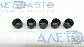 Заглушка колпачок колесного болта 5шт Audi A4 B9 17-25 серая