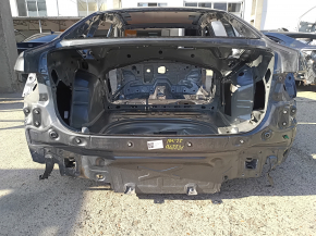 Задняя панель VW Jetta 19-26 2 части, на кузове, графит, примята